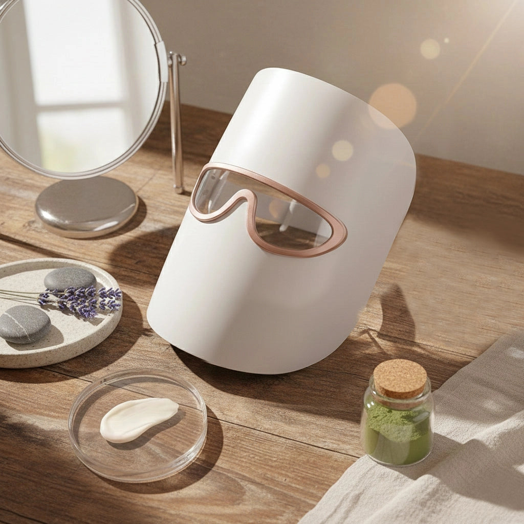 Led Light Therapy Mask 3-Colour Modes White