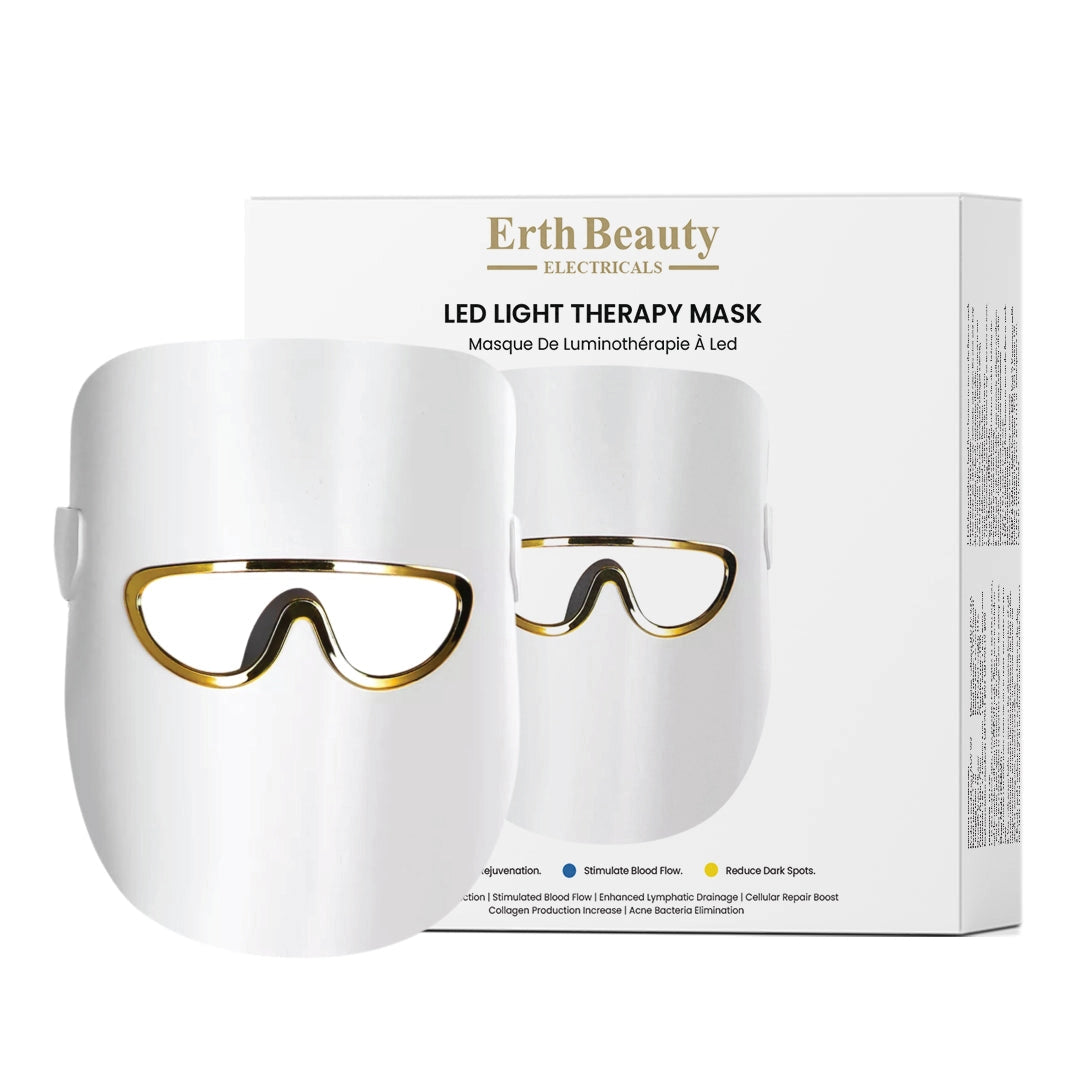 Led Light Therapy Mask 3-Colour Modes White