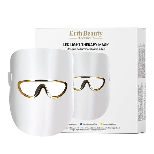 Led Light Therapy Mask 3-Colour Modes White