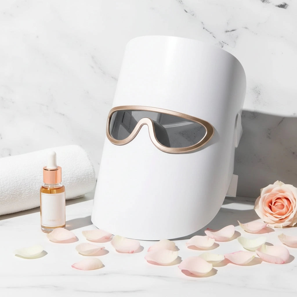Led Light Therapy Mask 3-Colour Modes White