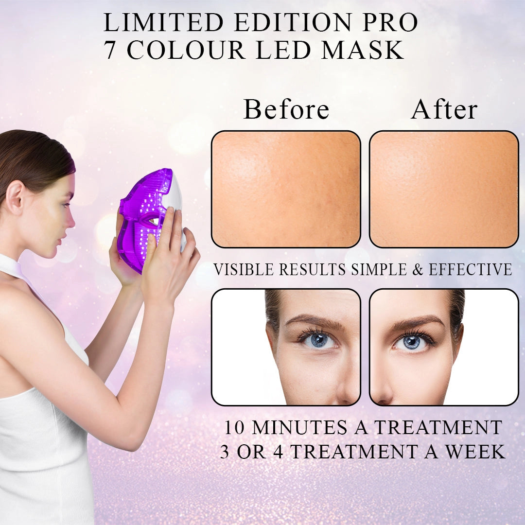Ledma™ Pro 7-Colour LED Face & Neck Mask (Limited Edition)
